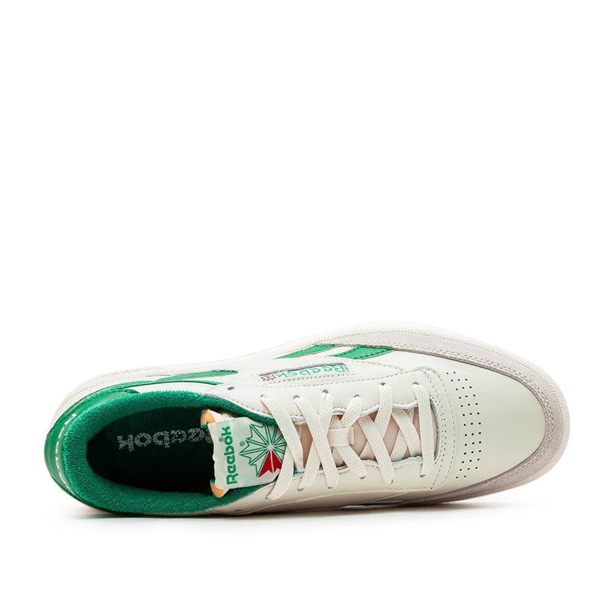 Klassische Retro-Sneaker (Weiß / Grün)