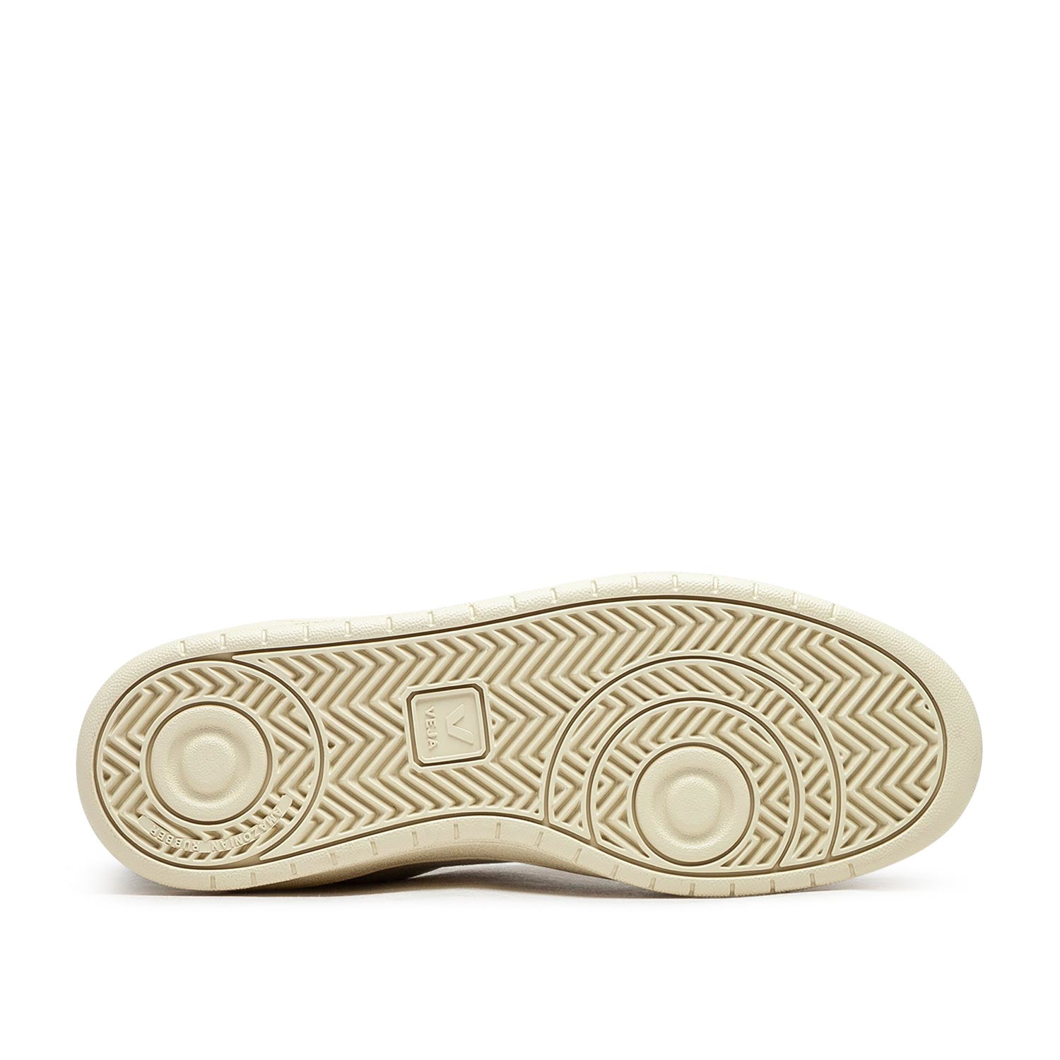 V-12 Stitch O.T. Leder-Sneakers (Weiß / Oliv)