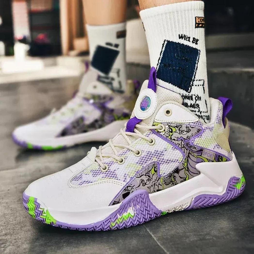 Ästhetische Graphit 3.0 Basketballschuhe | Atmungsaktiv und rutschfest
