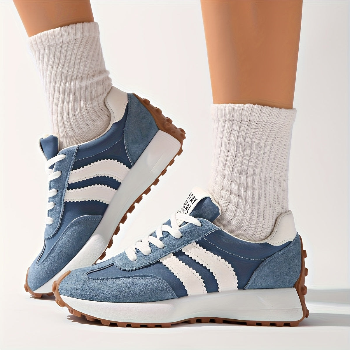 CloudLane Stripe Casual | Blau