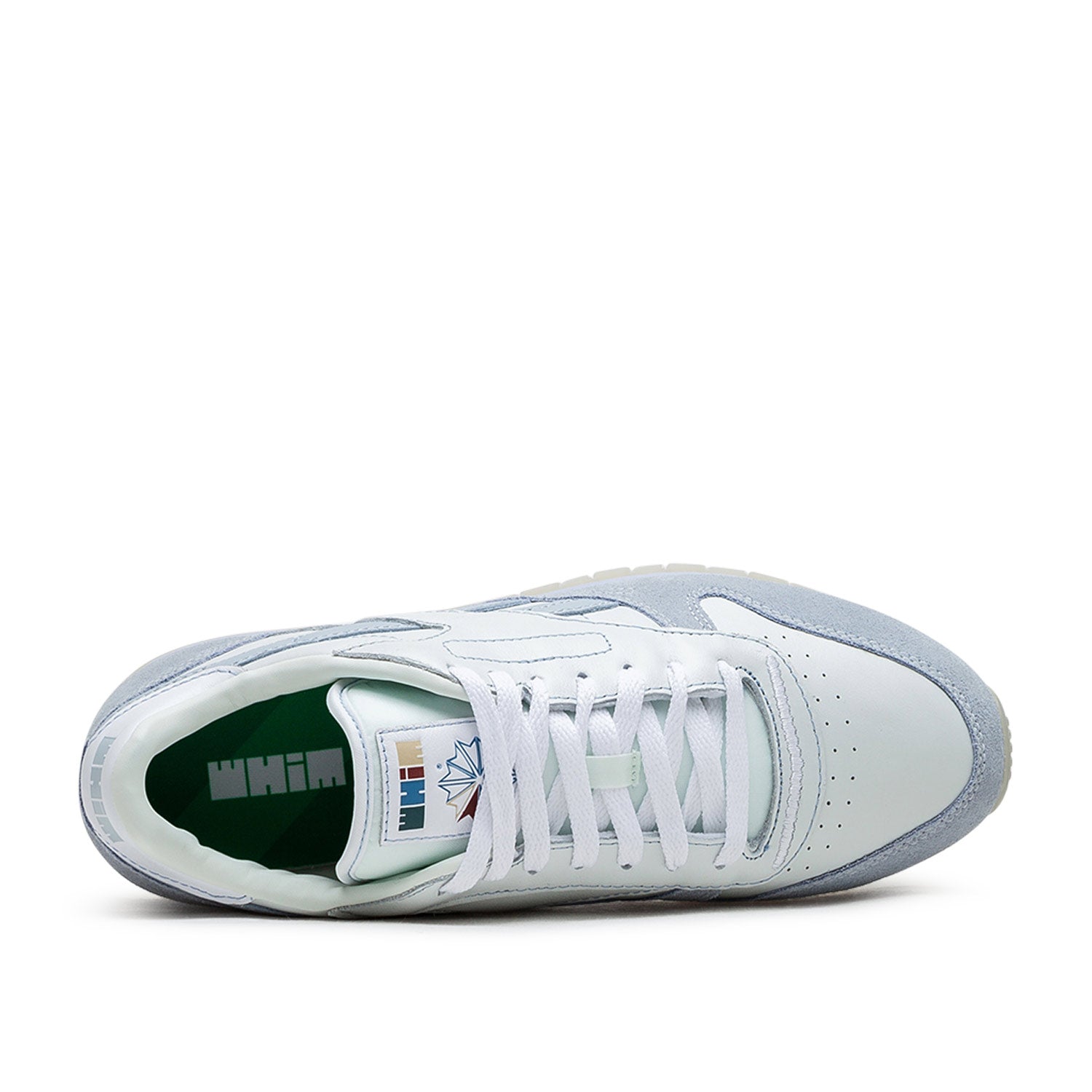 Klassische Leder-Sneaker (Grau)
