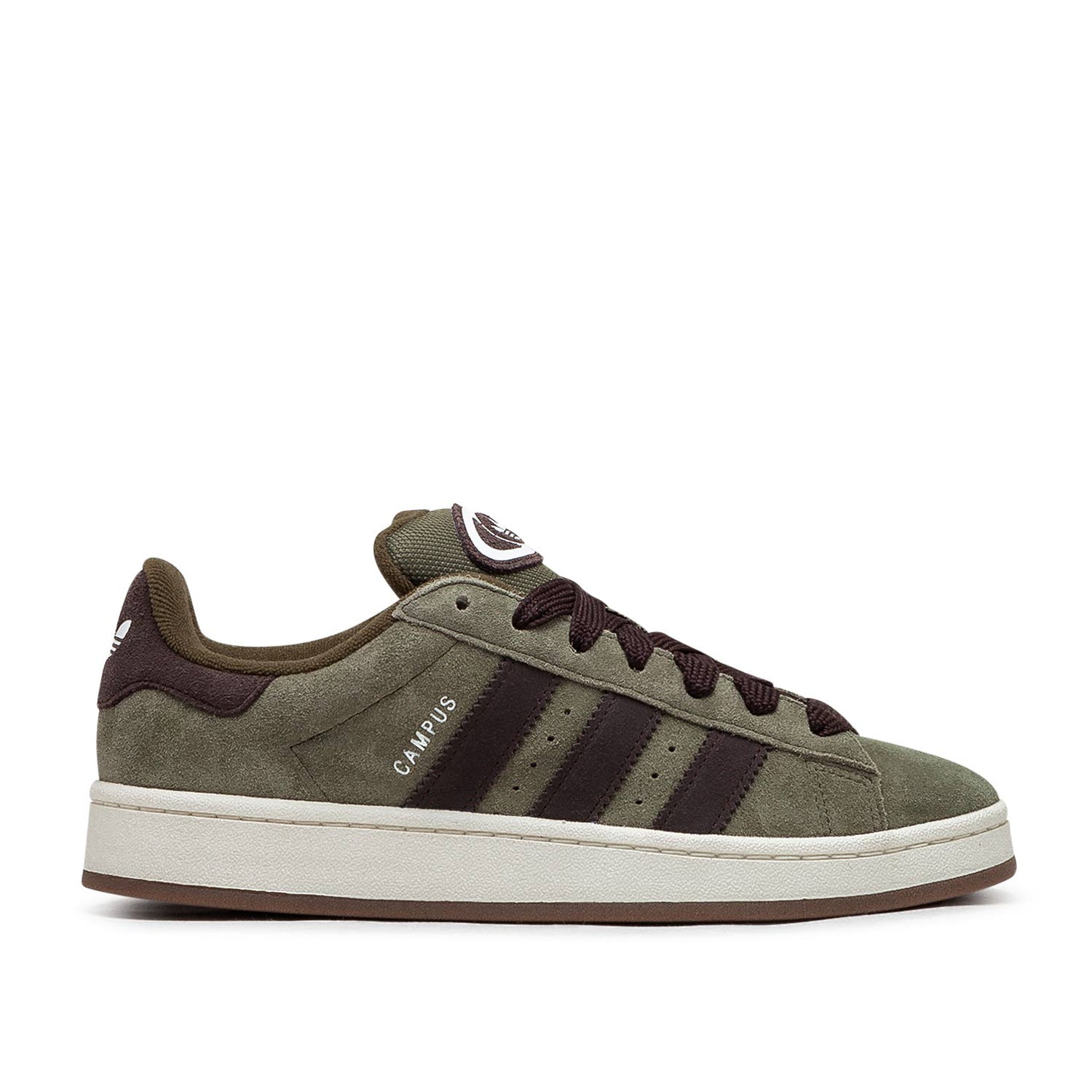 Retro Campus-Sneaker (Olive / Braun)