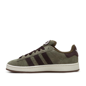 Retro Campus-Sneaker (Olive / Braun)