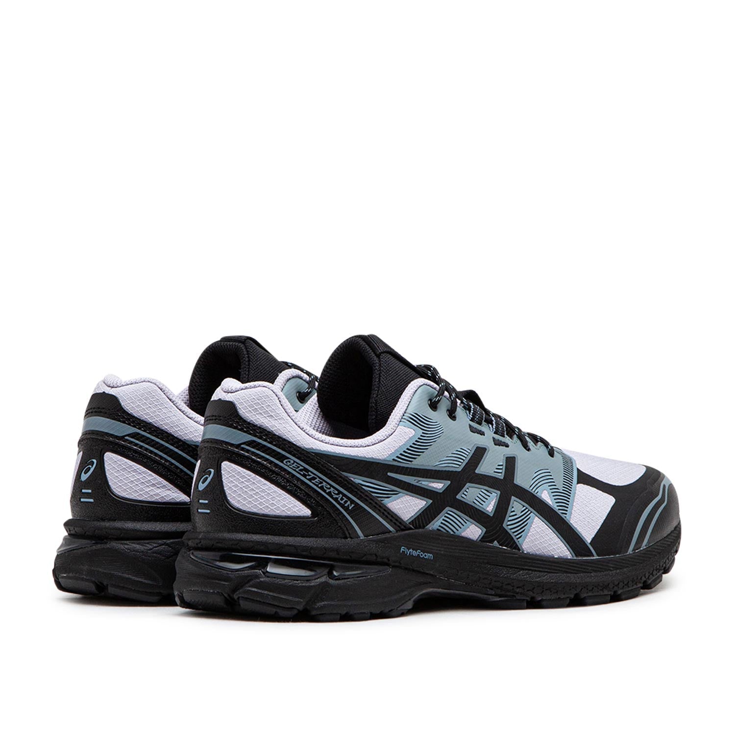 Gel-Terrain-Sneaker (Schwarz / Grau / Blau)