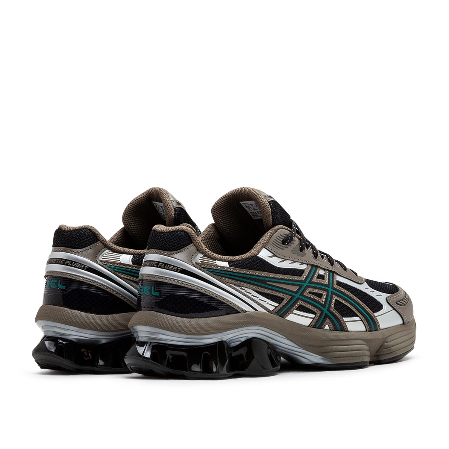 Gel Kinetic Fluent Sneakers (Braun / Silber / Grün)
