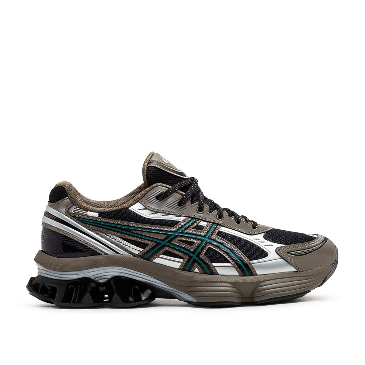 Gel Kinetic Fluent Sneakers (Braun / Silber / Grün)