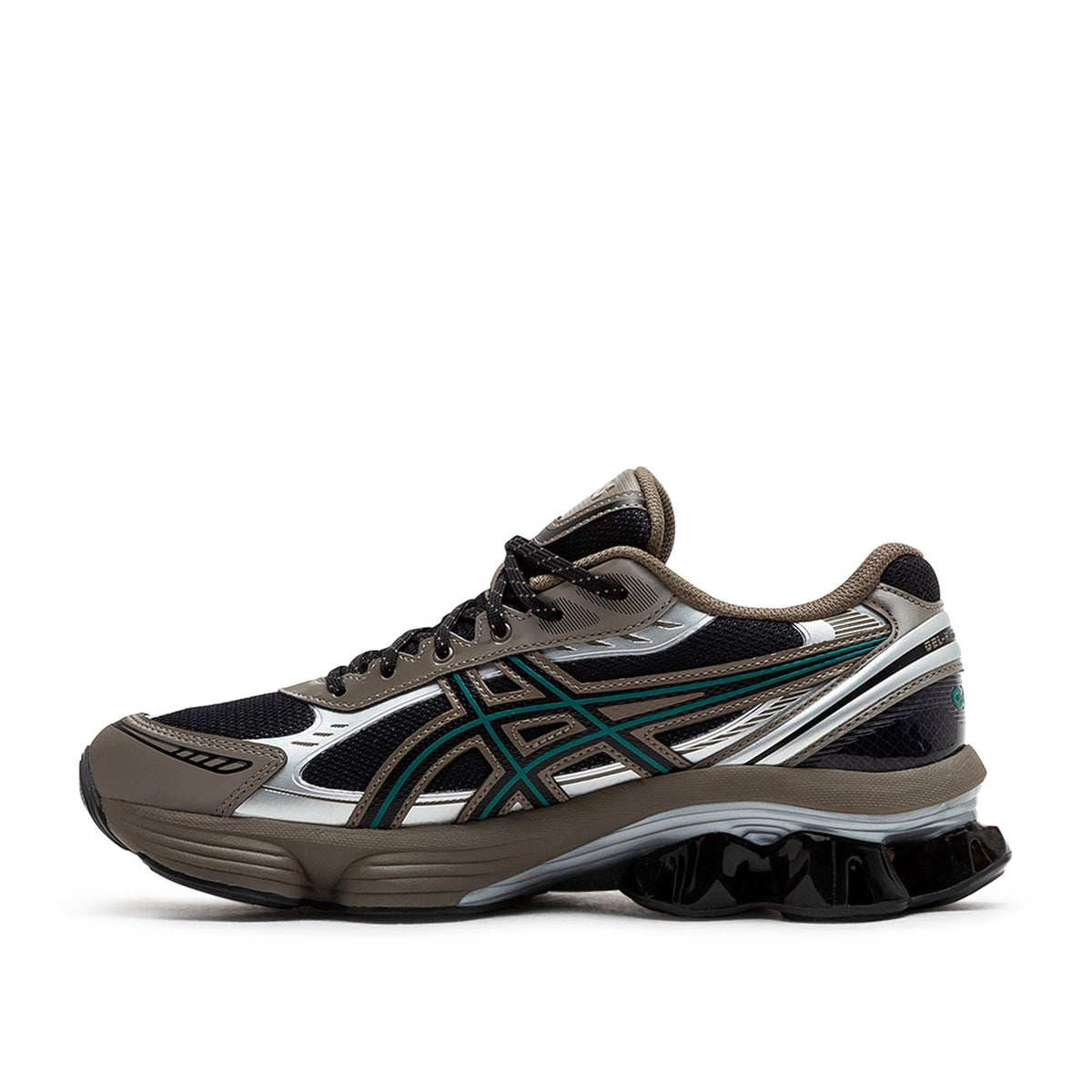 Gel Kinetic Fluent Sneakers (Braun / Silber / Grün)