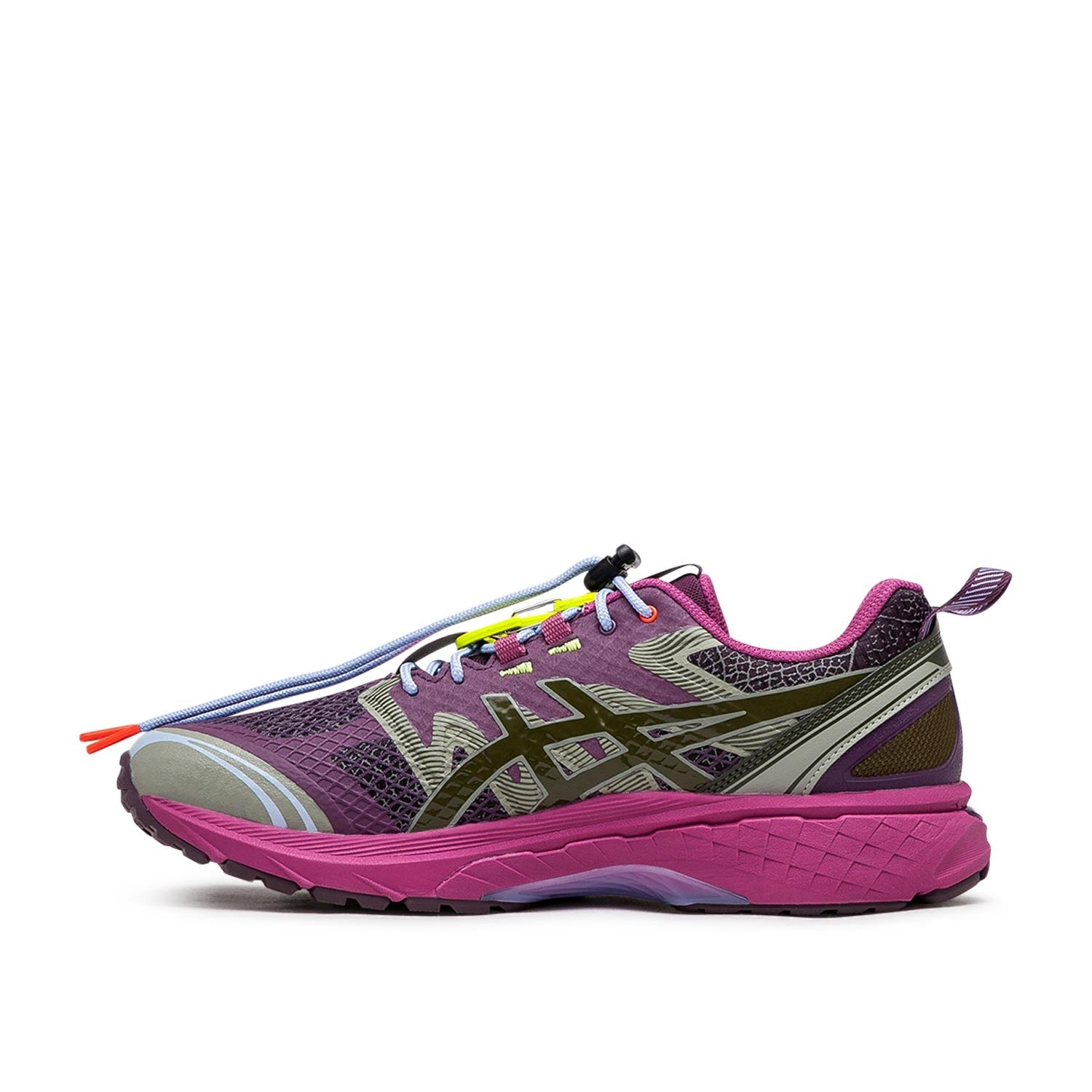 Gel-Terrain-Sneaker in Zusammenarbeit (Lila / Pink / Grün)