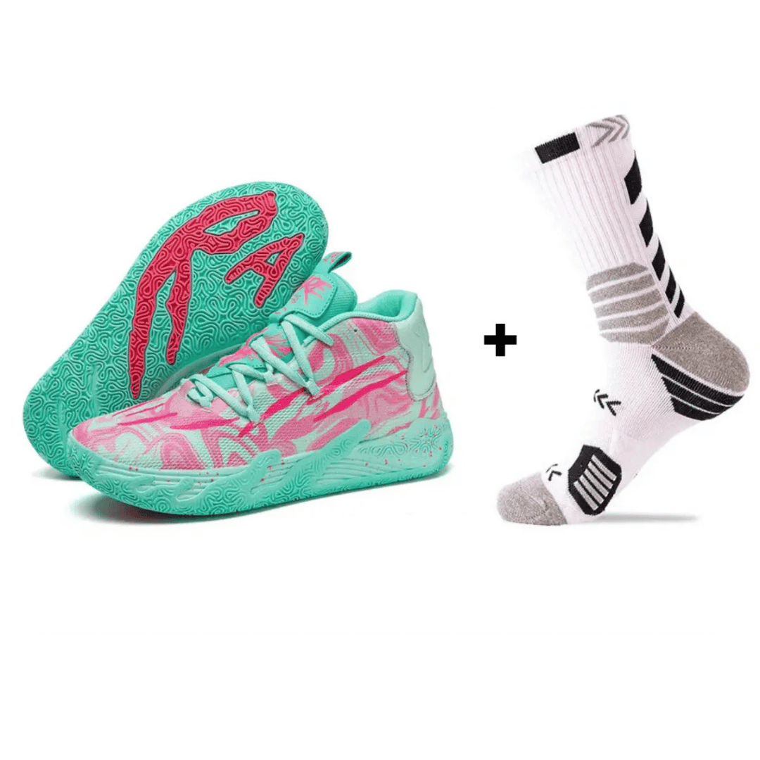 AeroDunk Basketballschuhe + Geschenksocken