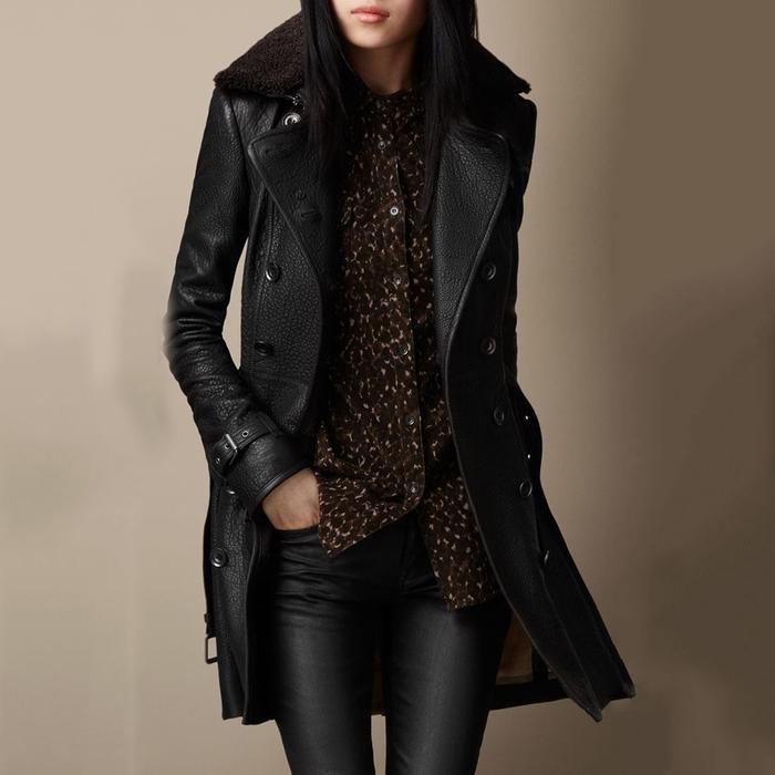 Luxuriöser Trenchcoat