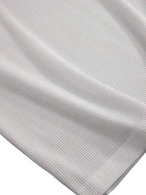 Weißes Oversized T-Shirt mit Rippenstruktur