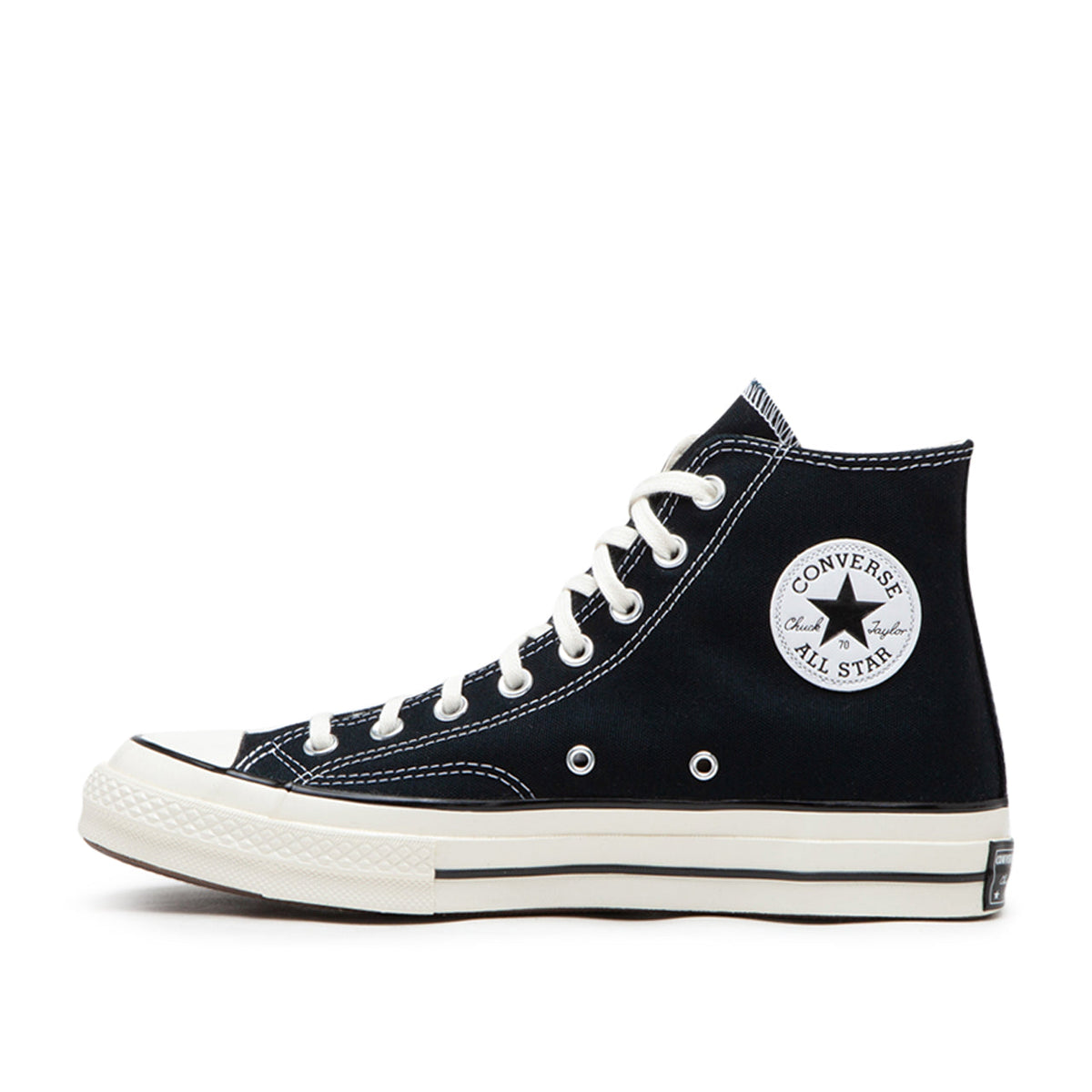 Klassische High-Top-Sneakers (Schwarz)