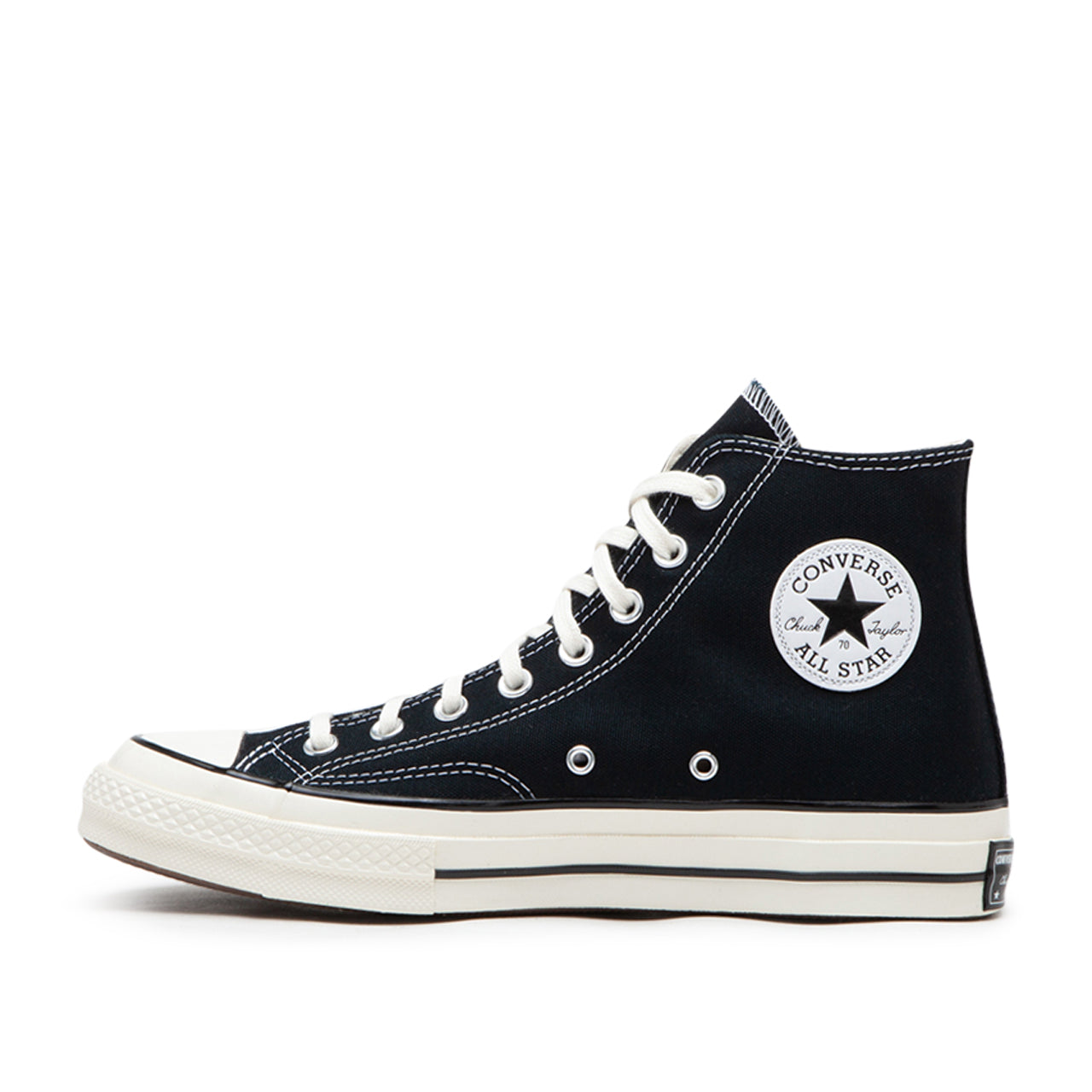 Klassische High-Top-Sneakers (Schwarz)
