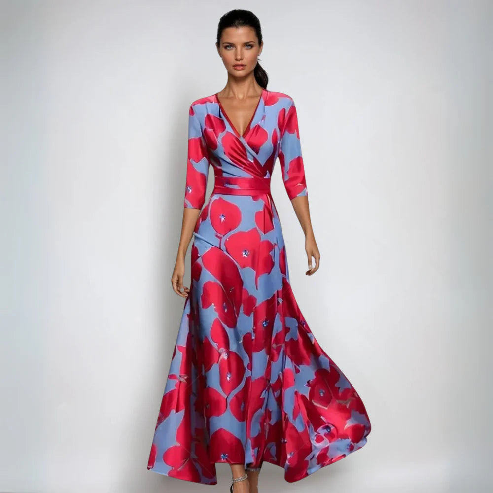 Elegantes Blumenkleid