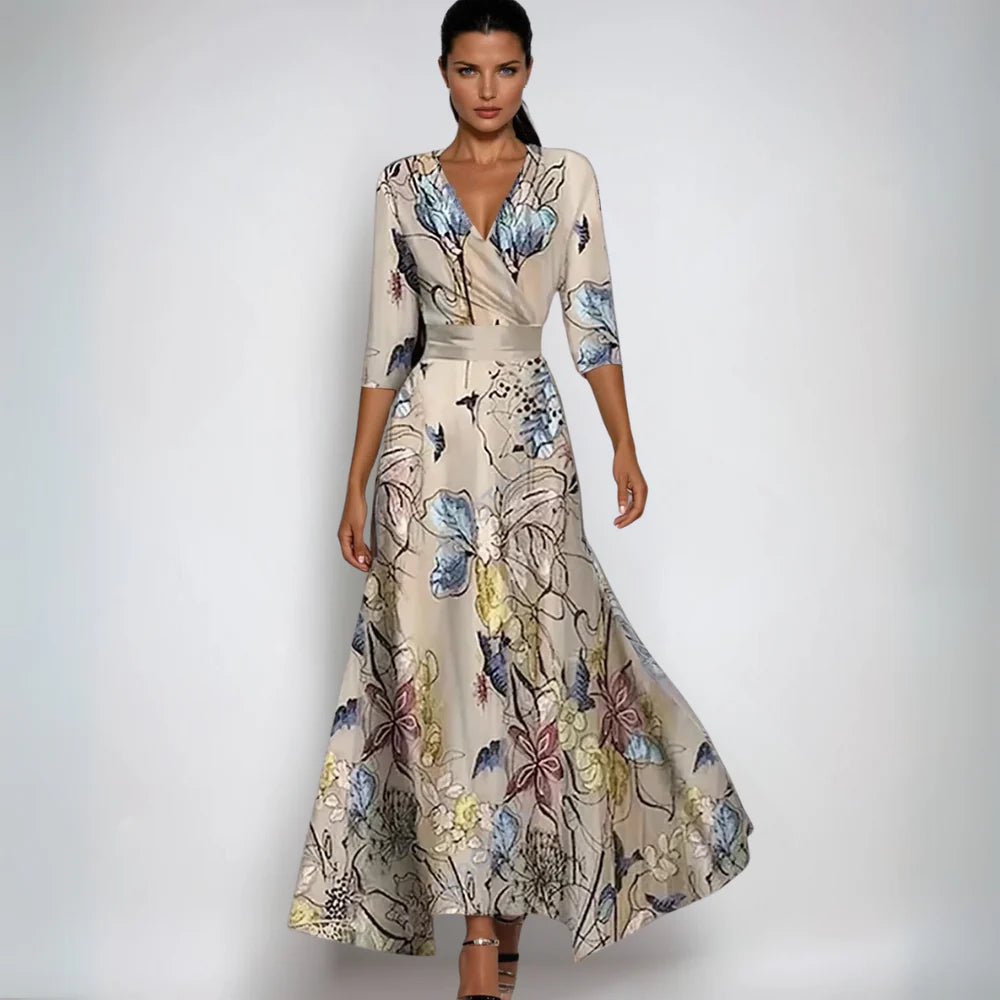 Elegantes Blumenkleid