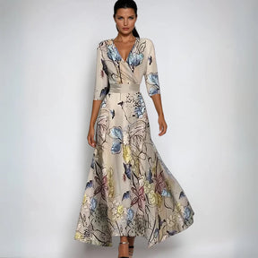 Elegantes Blumenkleid