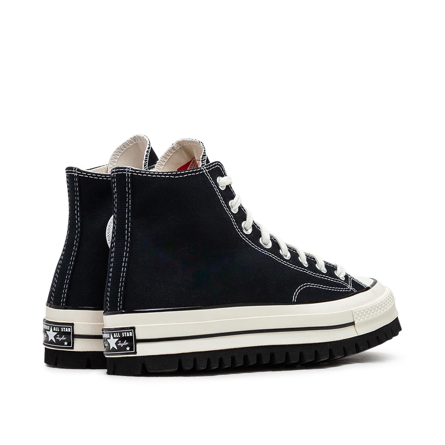Klassische hohe Trekking-Sneaker (Schwarz)