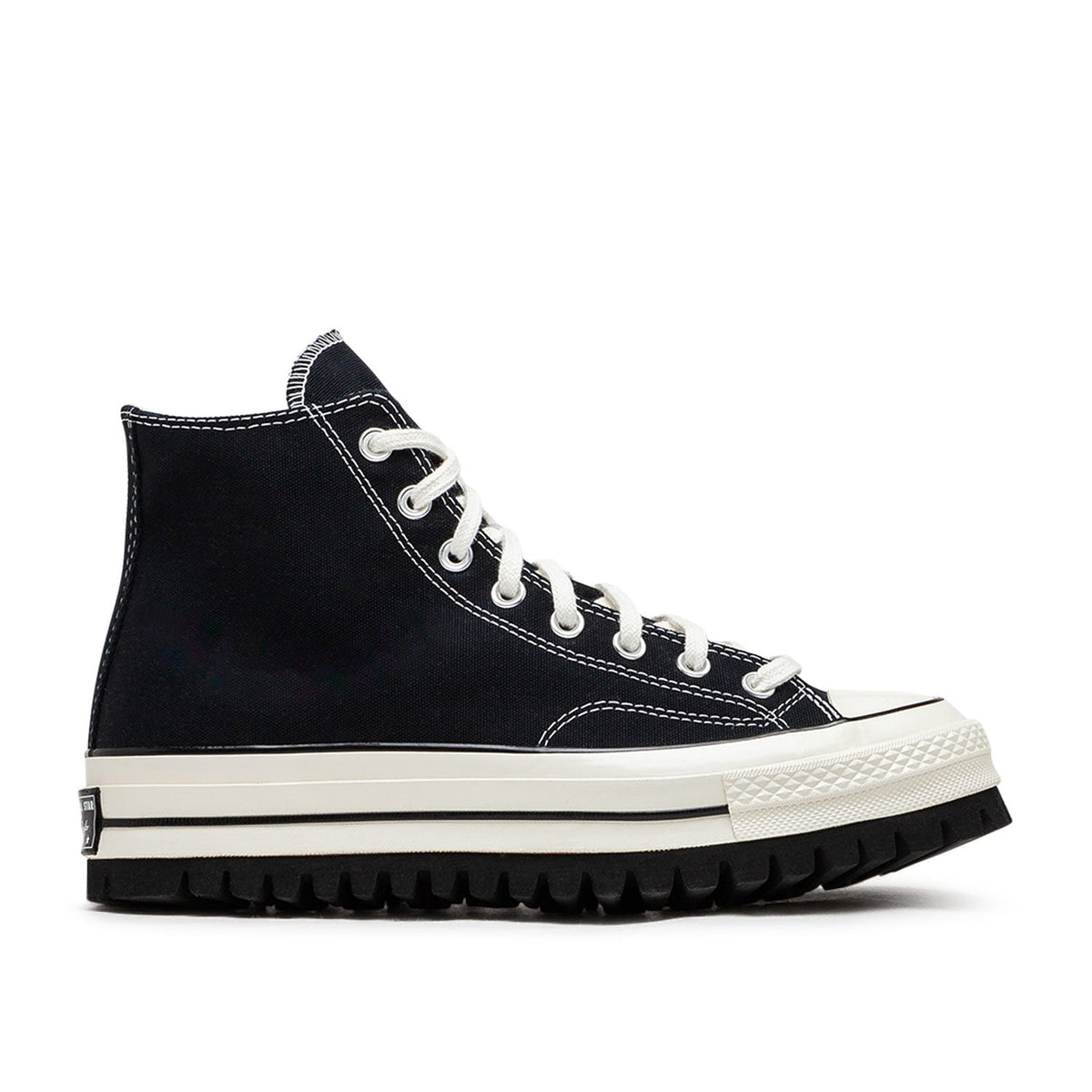 Klassische hohe Trekking-Sneaker (Schwarz)