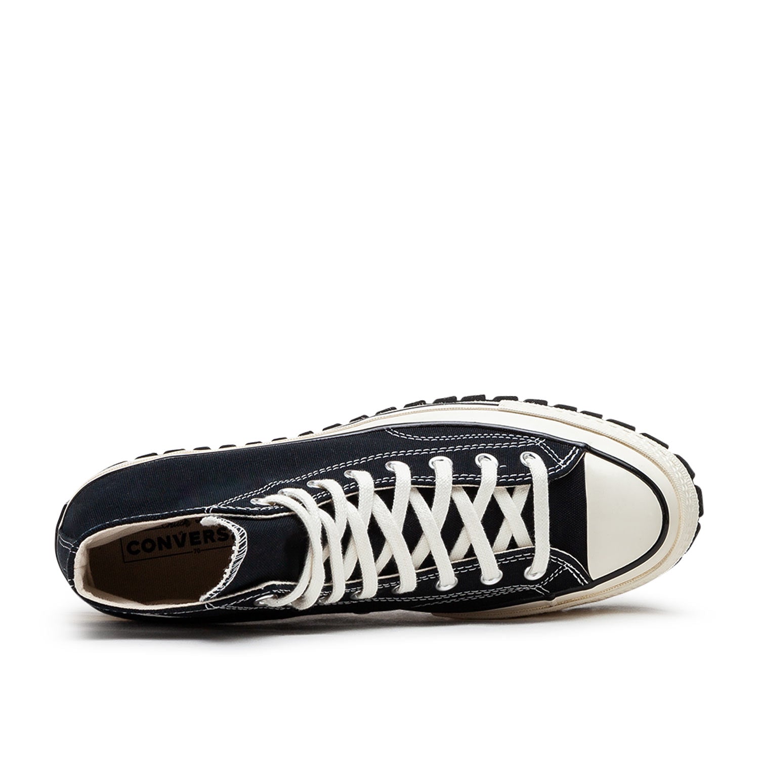 Klassische hohe Trekking-Sneaker (Schwarz)