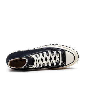 Klassische hohe Trekking-Sneaker (Schwarz)