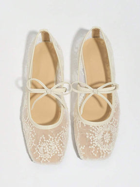 Elowen Lace Mary Jane Ballerinas