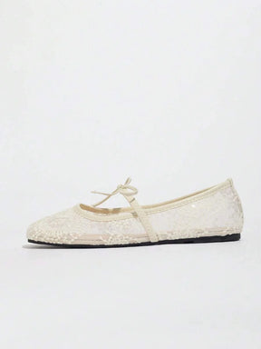 Elowen Lace Mary Jane Ballerinas