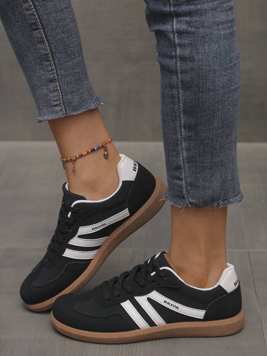 Camden Court Schwarze Gummi-Sneakers