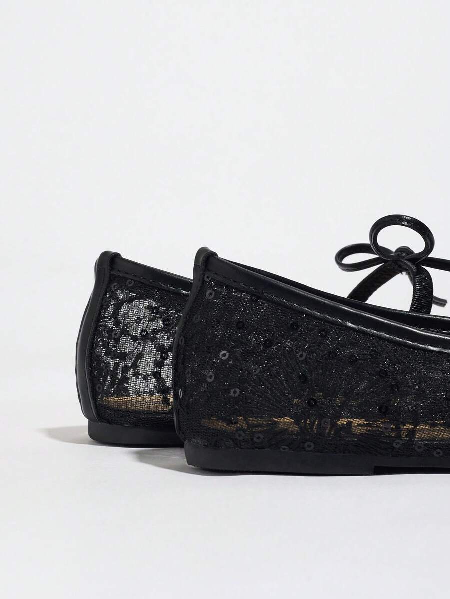 Elowen Lace Mary Jane Ballerinas