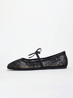 Elowen Lace Mary Jane Ballerinas