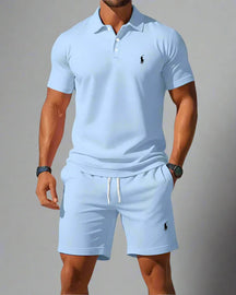 RL™ Herren-Poloshirt und Shorts Trainingsanzug