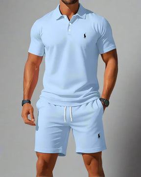 RL™ Herren-Poloshirt und Shorts Trainingsanzug