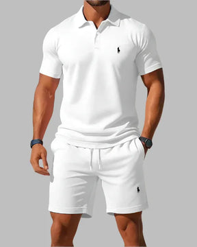 RL™ Herren-Poloshirt und Shorts Trainingsanzug