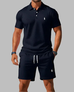 RL™ Herren-Poloshirt und Shorts Trainingsanzug