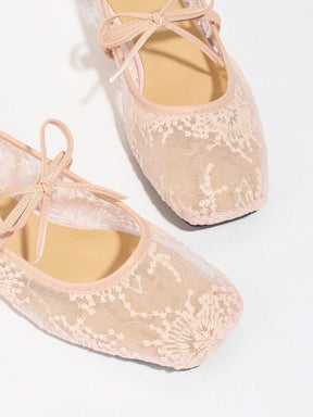 Elowen Lace Mary Jane Ballerinas