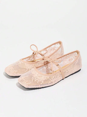 Elowen Lace Mary Jane Ballerinas