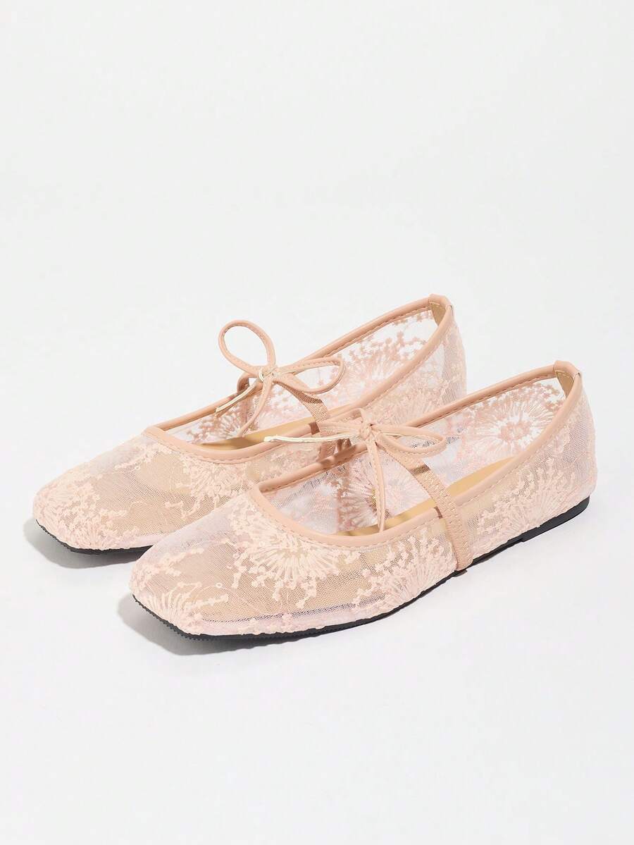 Elowen Lace Mary Jane Ballerinas