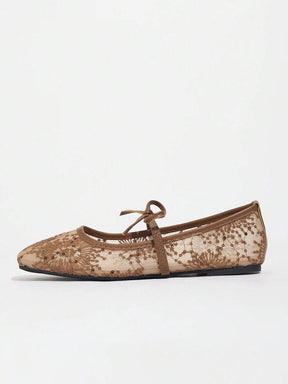 Elowen Lace Mary Jane Ballerinas