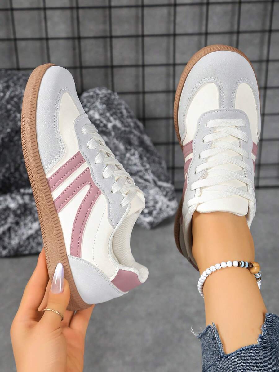 Camden Court Cremegrau Rose Sneaker