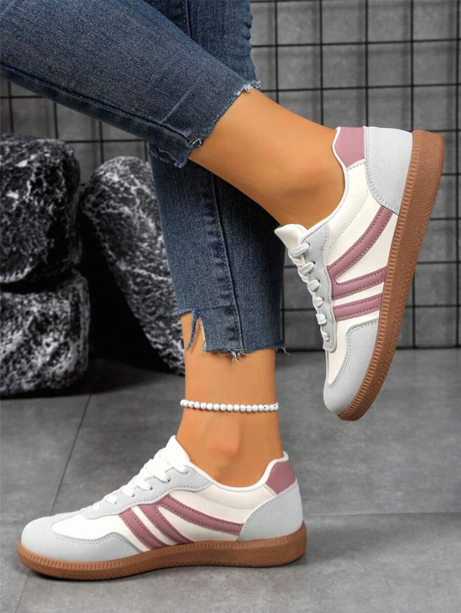Camden Court Cremegrau Rose Sneaker