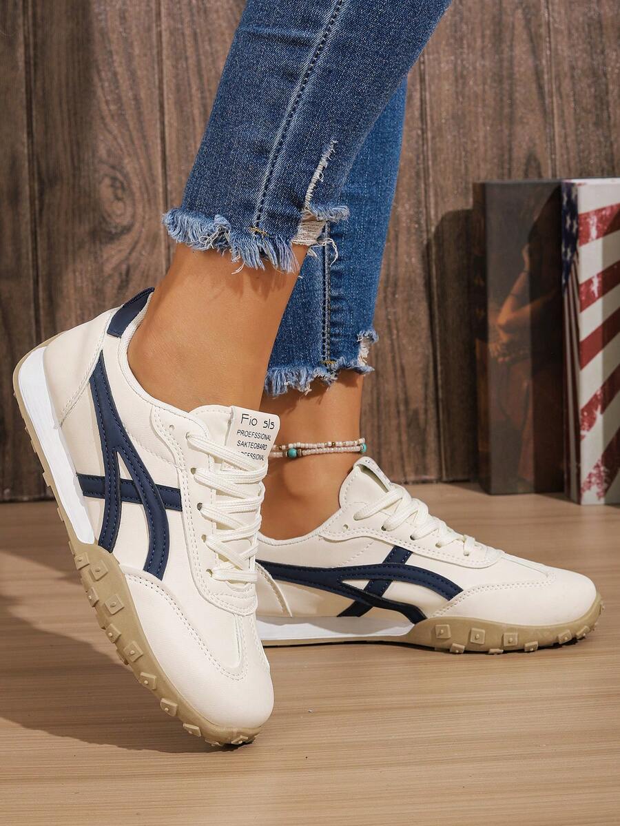 Riverton Court Retro-Streifen Gummi-Sneaker