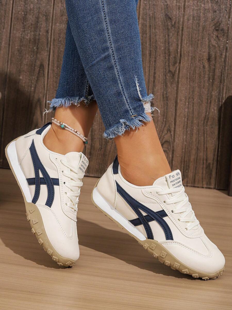 Riverton Court Retro-Streifen Gummi-Sneaker