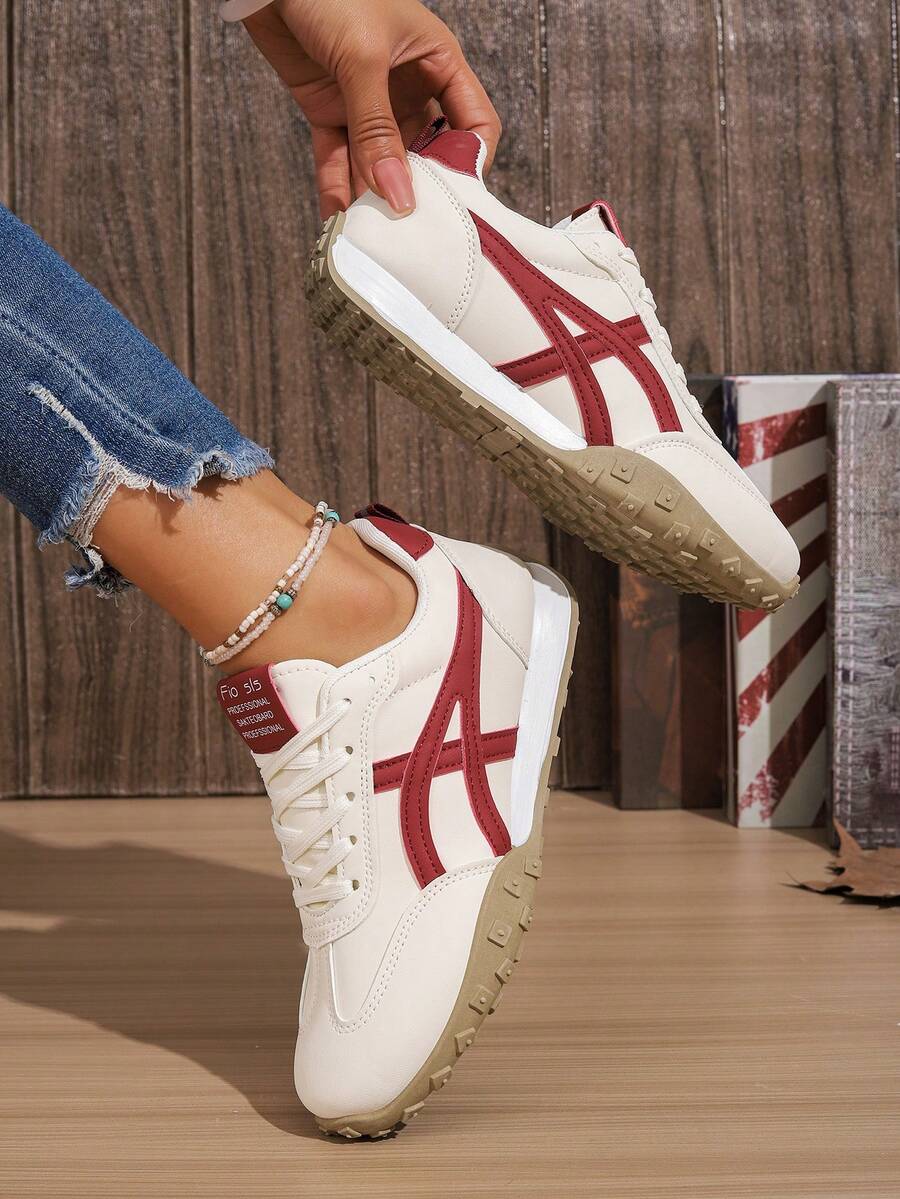 Riverton Court Retro-Streifen Gummi-Sneaker