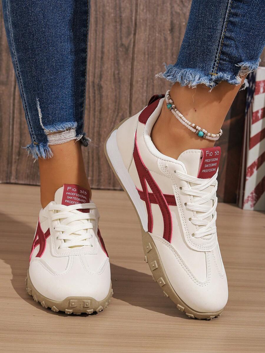 Riverton Court Retro-Streifen Gummi-Sneaker