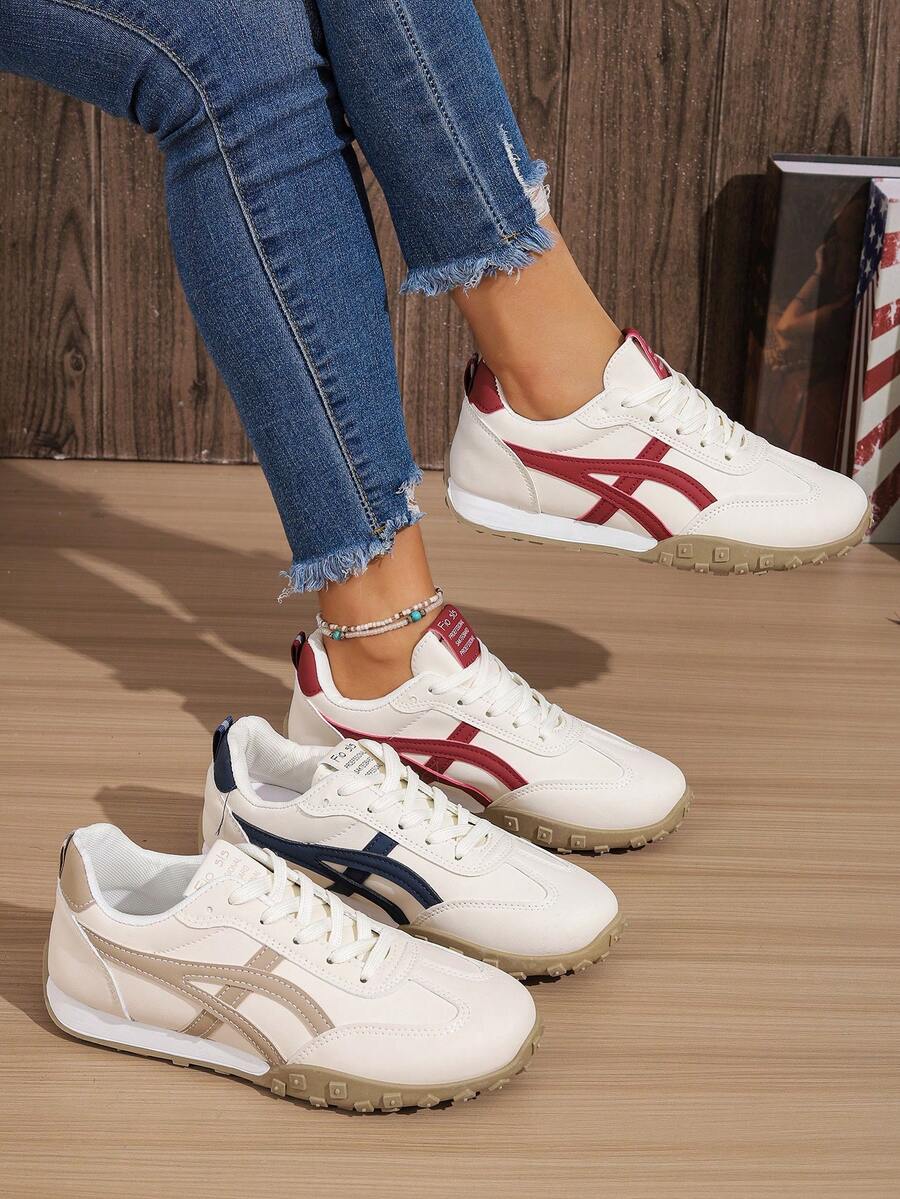Riverton Court Retro-Streifen Gummi-Sneaker