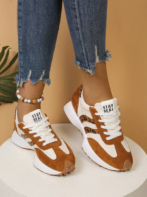CloudLane Stripe Casual | Leopard Braun/Gebrochenes Weiß