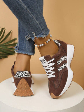 CloudLane Stripe Casual | Leopard Braun/Gebrochenes Weiß