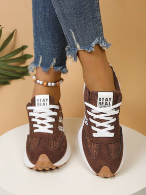 CloudLane Stripe Casual | Leopard Braun/Gebrochenes Weiß