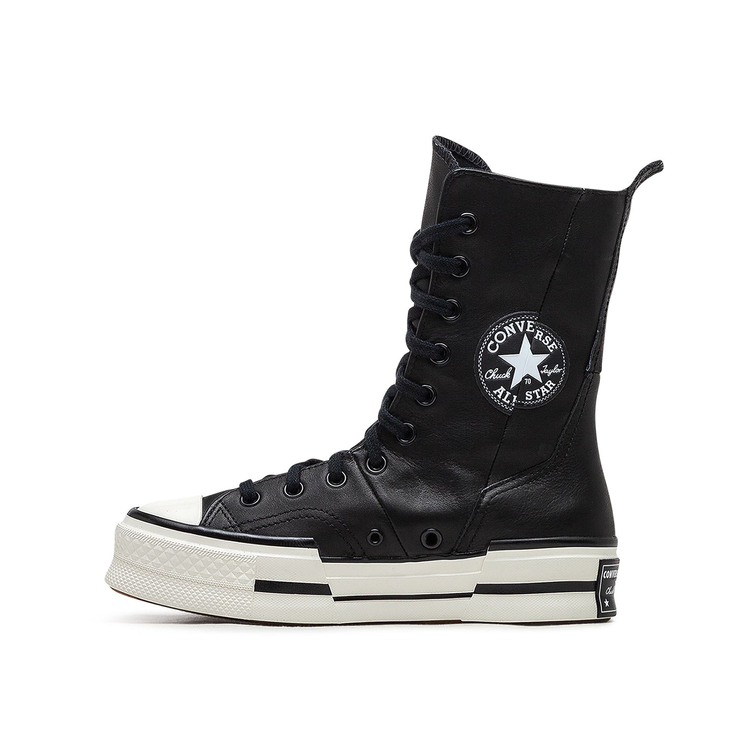 Classic High-Top Sneakers (Black / White)