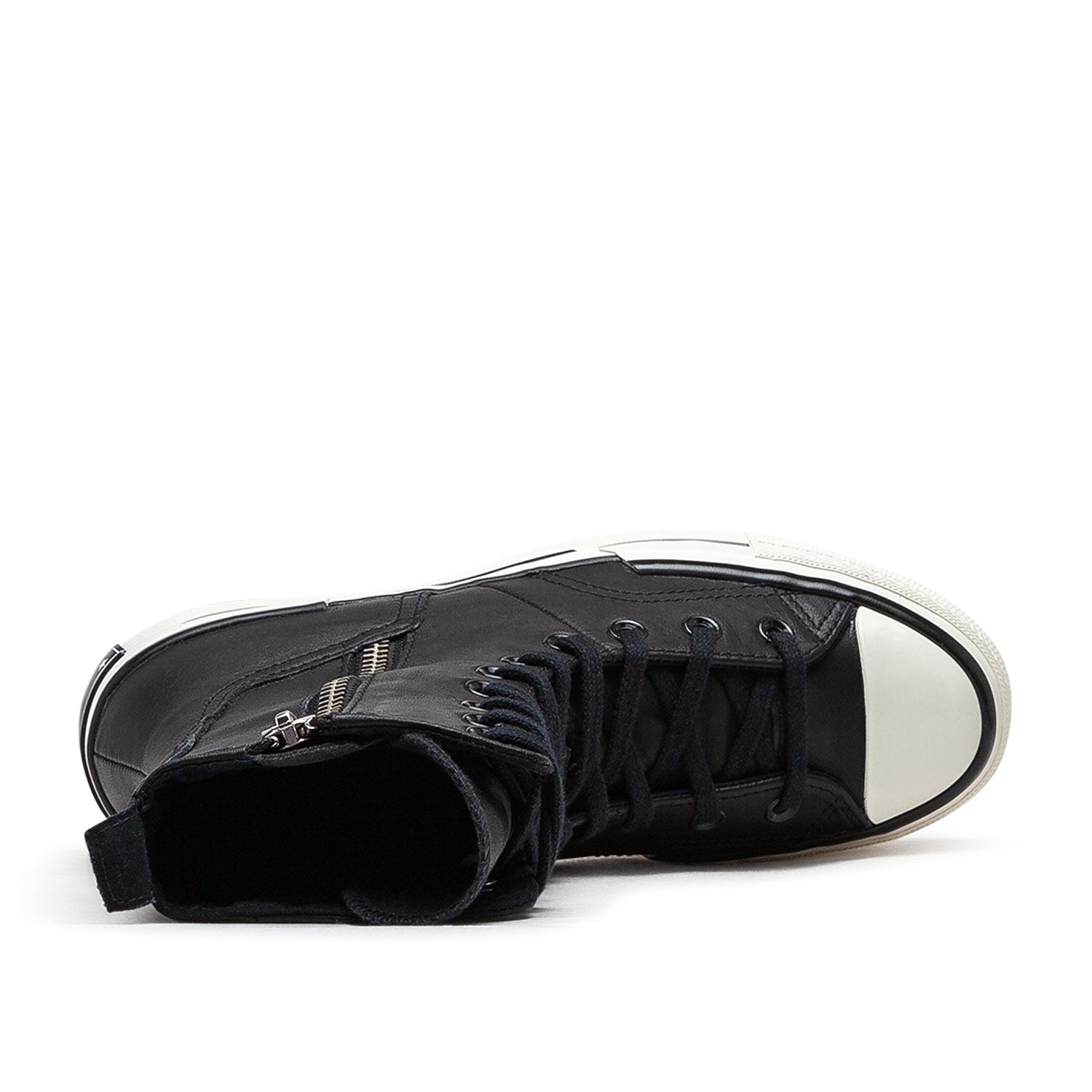 Classic High-Top Sneakers (Black / White)