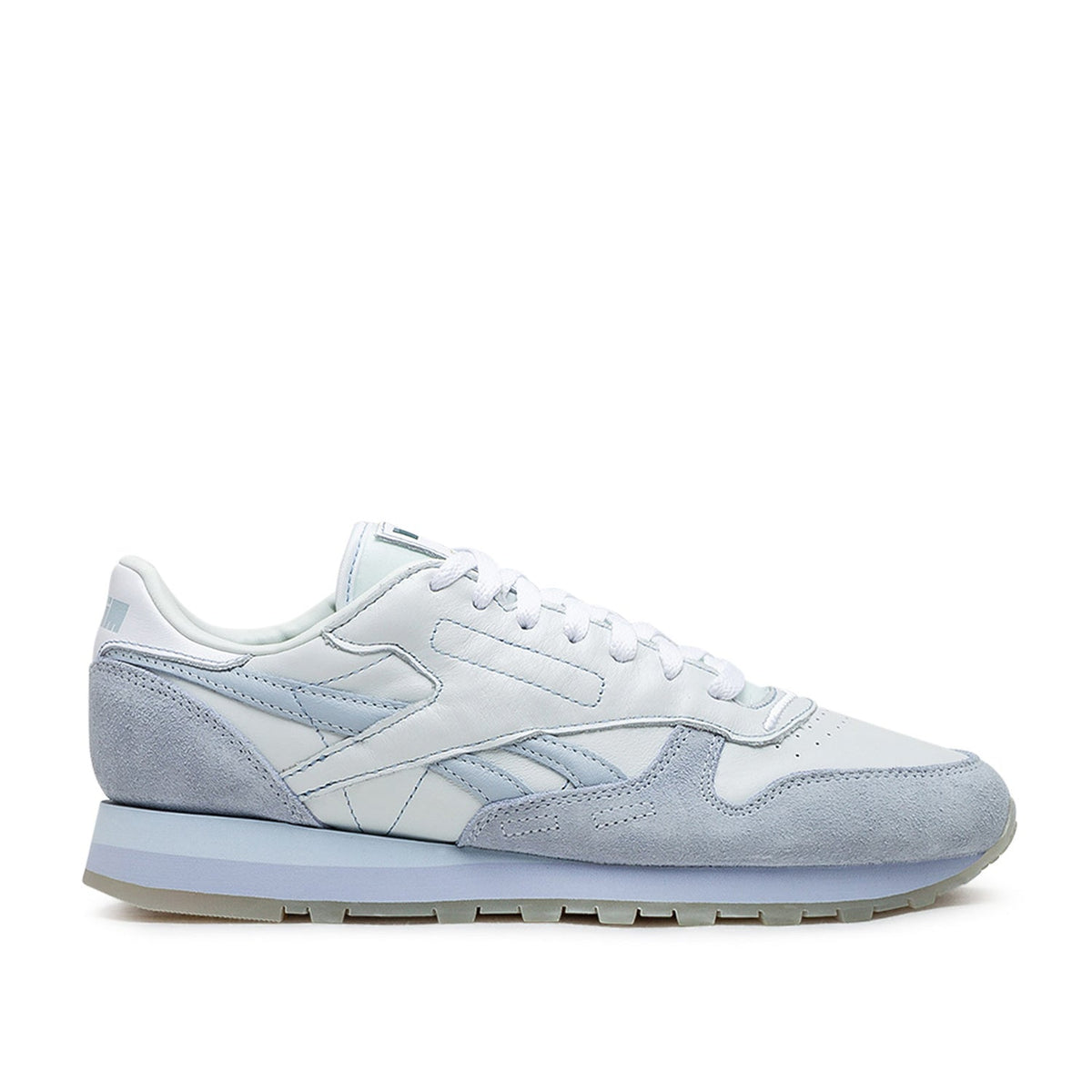 Klassische Leder-Sneaker (Grau)